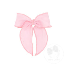 Medium Cotton gauze Bowtie Twisted Wrap & Whimsy Tail- Pearl
