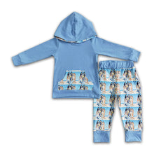  Bluey Cotton Hoodie Clothing Set