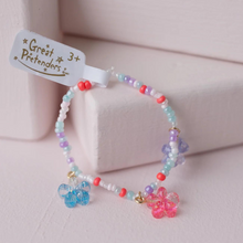  Boutique Shimmer Flower Bracelet