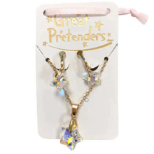  Holographic Star Necklace & Earring Set