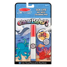  On the Go ColorBlast No-Mess Coloring Pad - Sea Life