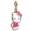 Gold Swivel Hello Kitty Charm
