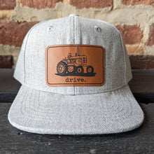  Grey "Drive" Tractor Country Western Farm Kids Trucker Hat