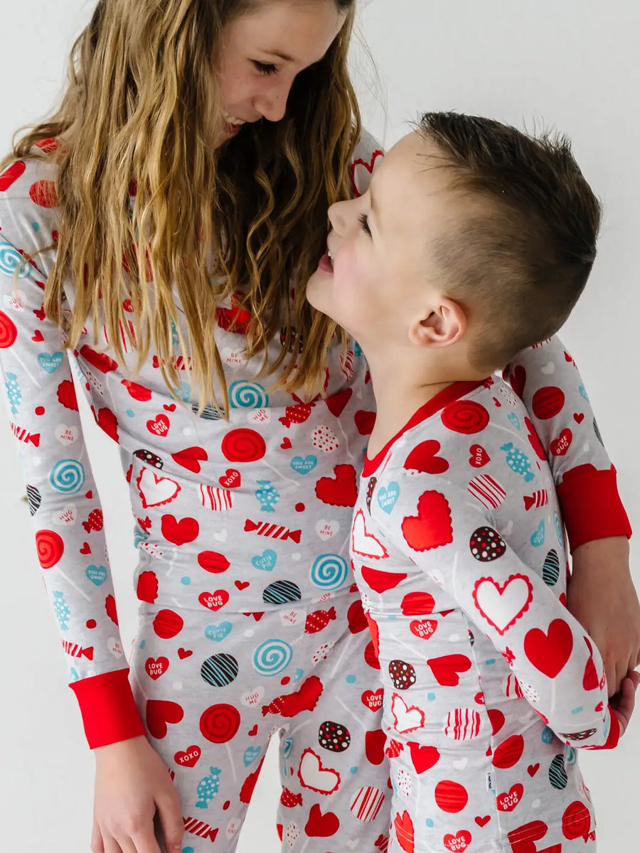 Valentine discount couple pajamas