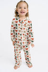 Holiday Bows Bamboo Button Up Set