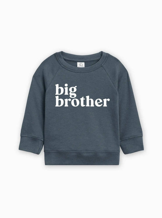 Big Brother Organic Cotton Pullover: Harbor Blue