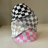 Kids Bucket Hat, Black Checkerboard