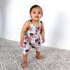 George Blue Flag Organic Coastal Coveralls 4th of July