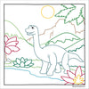 Magic Paper Coloring Book: Dinosaurs