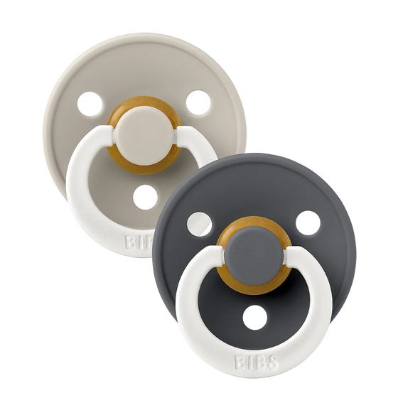 BIBS Colour Glow 2 Pack- Sand/Iron