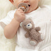 Bitzy Pal Natural Rubber Pacifier & Plush: Bow