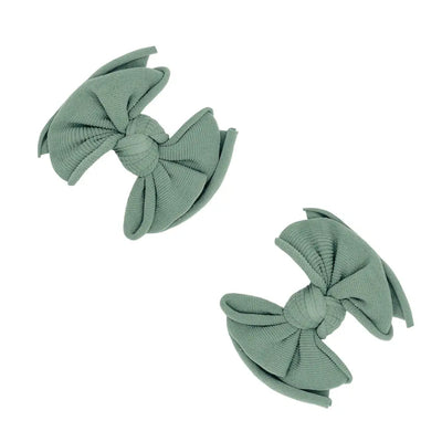 2 PK Baby Fab Clips: Sage