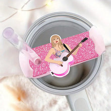  Pink Glittery Taylor Plate