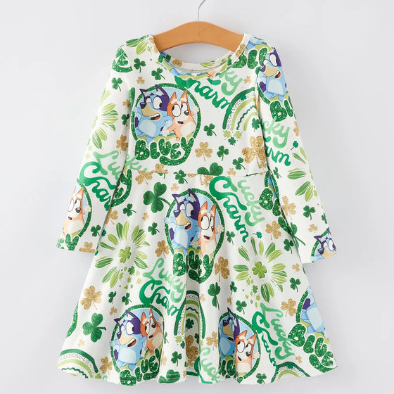 Bluey St. Patricks Day Dress