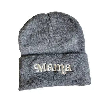 Grey Knit Matching Hats