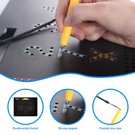 2PK 4-in-1 Magnetic Drawing Board Large Magnet Tablet Pad