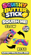 Fun Doh Rainbow Butter Slow Rise Squishy