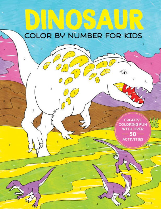 Dinosaur Color by Number for Kids