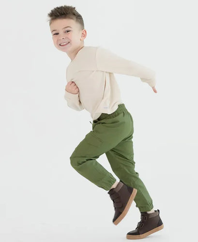Slim Cargo Jogger Dusty Olive