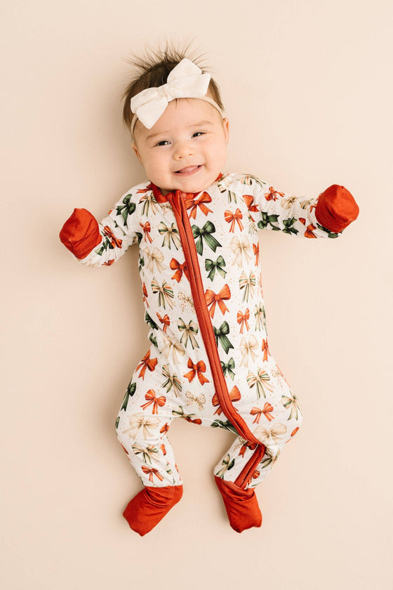 Holiday Bows Bamboo Sleeper