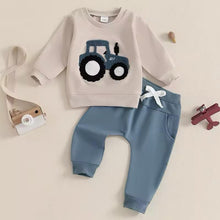  Blue Tractor Set