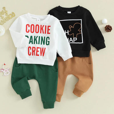 Oh Snap Cookie Long Sleeve Jogger Set