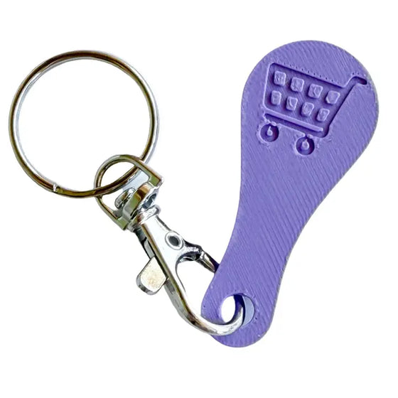Shopping Cart Quarter Saver Keychain
