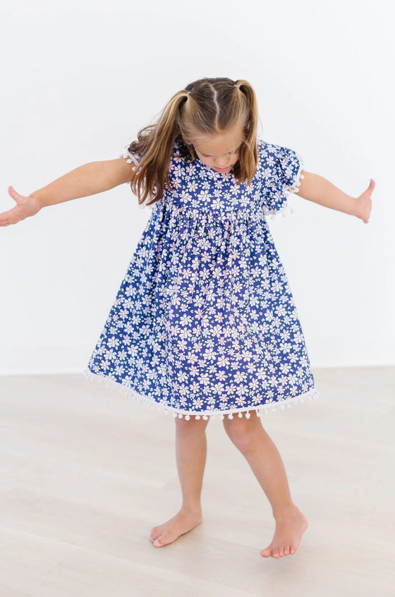 Botanical Beauty Pom Pom Dress – The Stork Stop