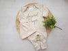 Answered Prayers Oatmeal Romper + Hat