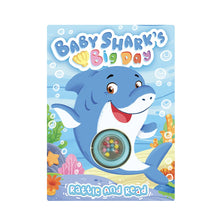  Baby Shark's Big Day - Interactive Sensory Board Book with Spinning Rattle