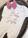 Baby Sister Romper + Headband