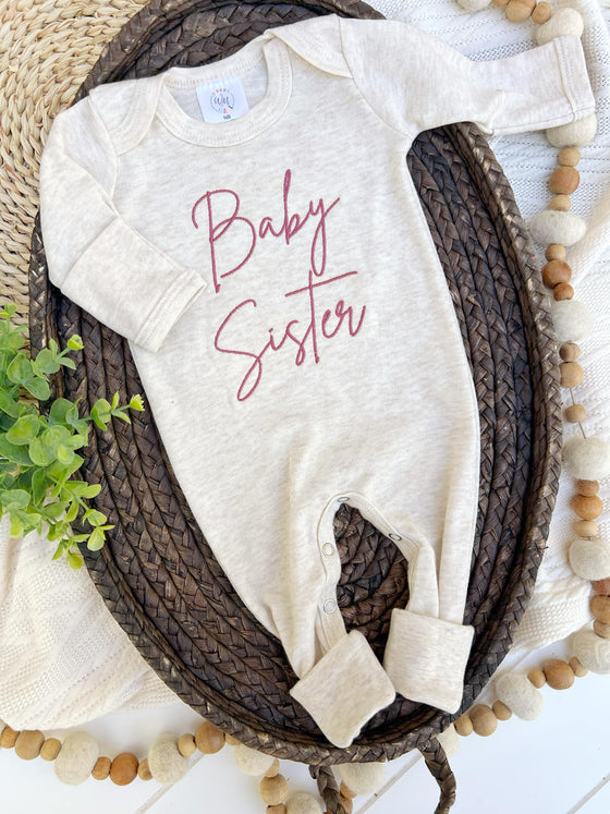 Baby Sister Romper + Headband