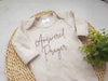 Answered Prayers Oatmeal Romper + Hat