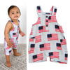 George Blue Flag Organic Coastal Coveralls 4th of July