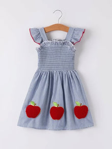  Apple Short Sleeve Dress