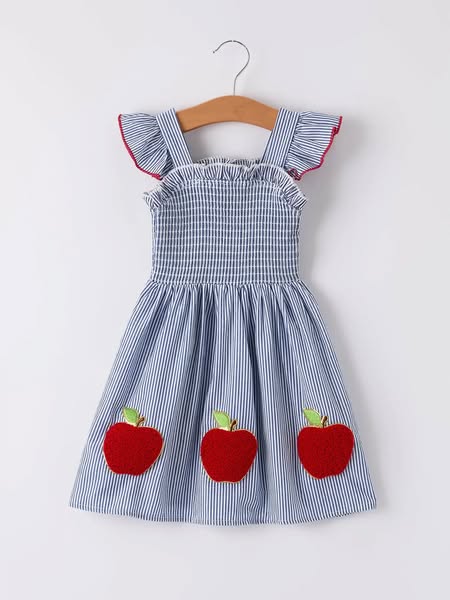Apple Short Sleeve Dress
