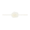 Flower Skinny headband: Mini Magnolia Rose Quartz