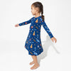 The Plr Express Bamboo Girls' Long Sleeve Dress