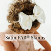 Satin FAB® Skinny headband: Antique Pink