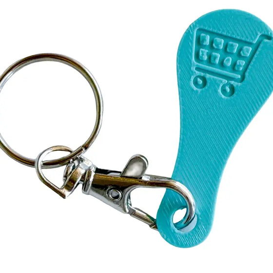 Shopping Cart Quarter Saver Keychain