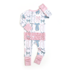 Samantha Bows RUFFLE ZIP Bamboo Sleeplies Little Outfit