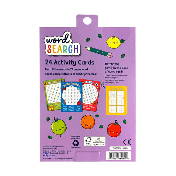 Word Search Activity Card