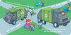 Wheels on the Garbage Truck by Jeffrey Burton: Board Books