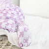 Myla Purple Checks RUFFLE ZIP Bamboo Sleepies Little Outfit