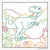 Magic Paper Coloring Book: Dinosaurs