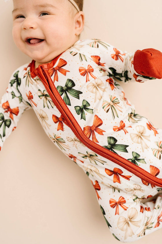Holiday Bows Bamboo Sleeper