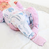 Samantha Bows RUFFLE ZIP Bamboo Sleeplies Little Outfit