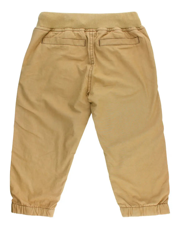 Boys Khaki Chino Jogger Pants