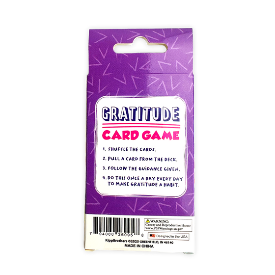 Gratitude Playing Cards Game