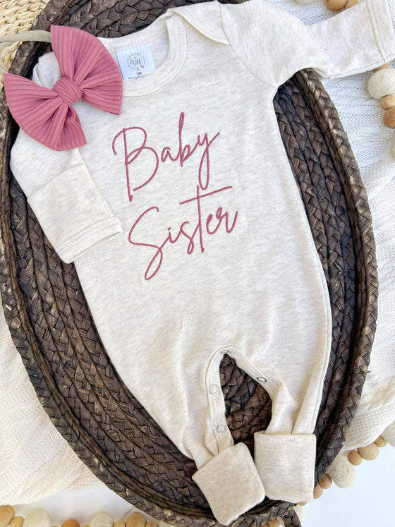 Baby Sister Romper + Headband
